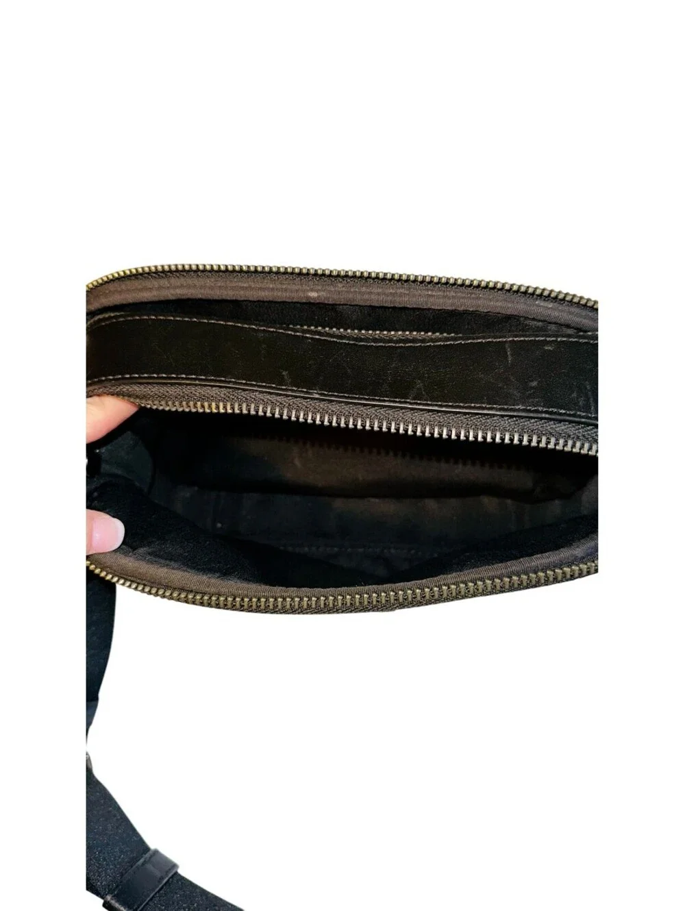 Coach Charcoal Signature Graham Crossbody Bag
